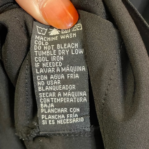 SCARLETT NITE Black Sheer Layered Cocktail Sleeveless Shift Dress Size 14 - Picture 8 of 8